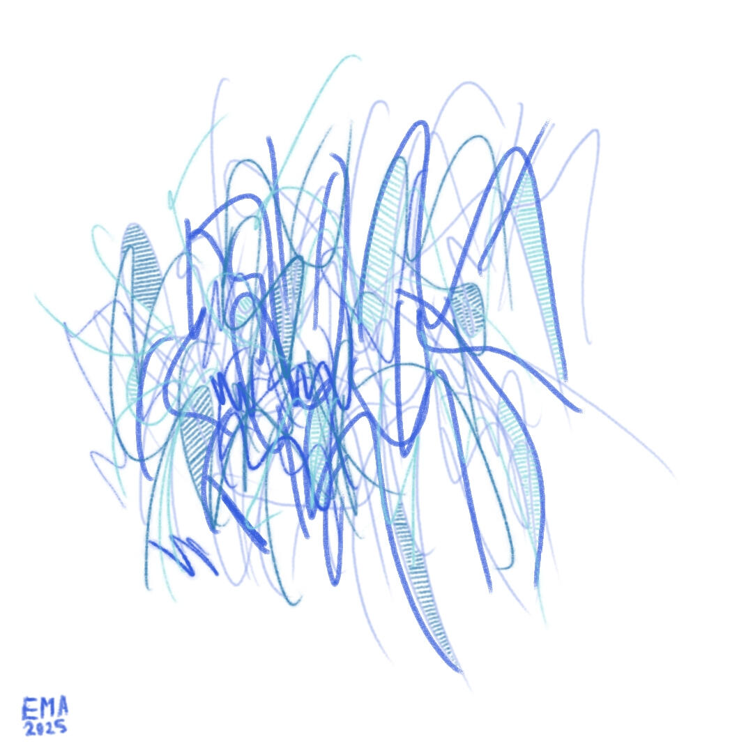 Study in blue 1