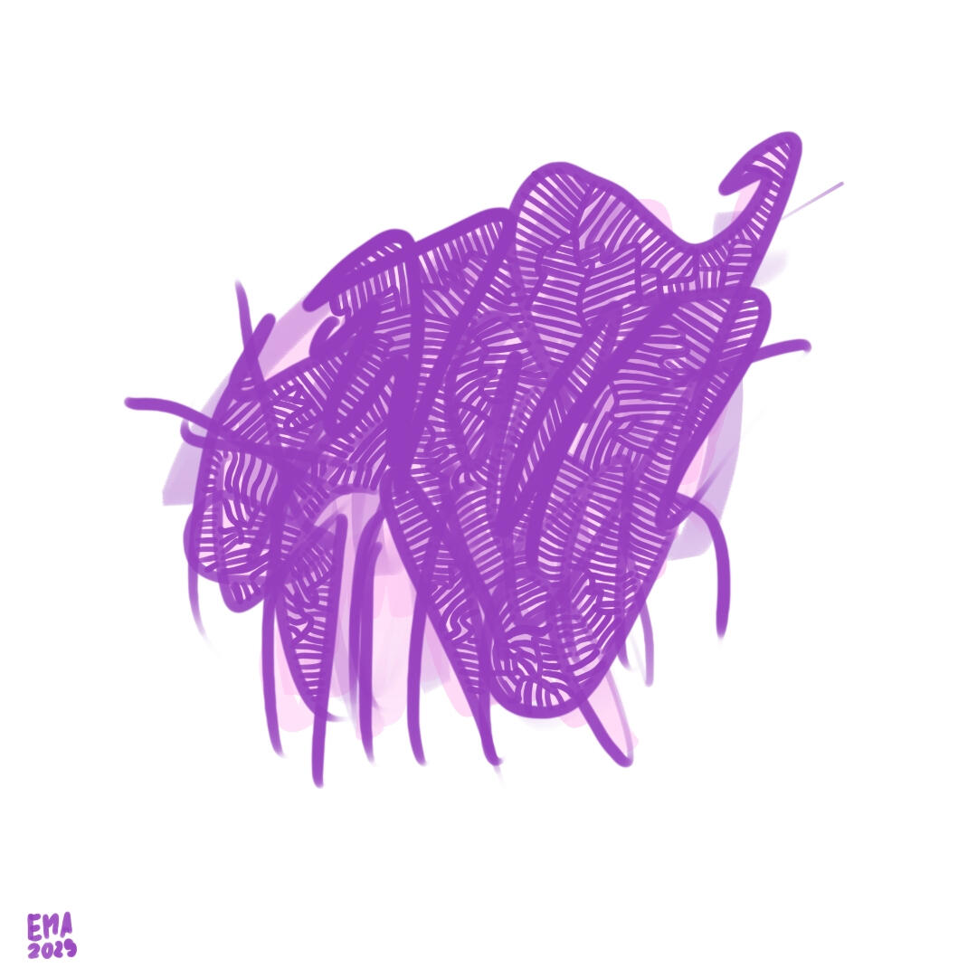 Mauve shapes 1